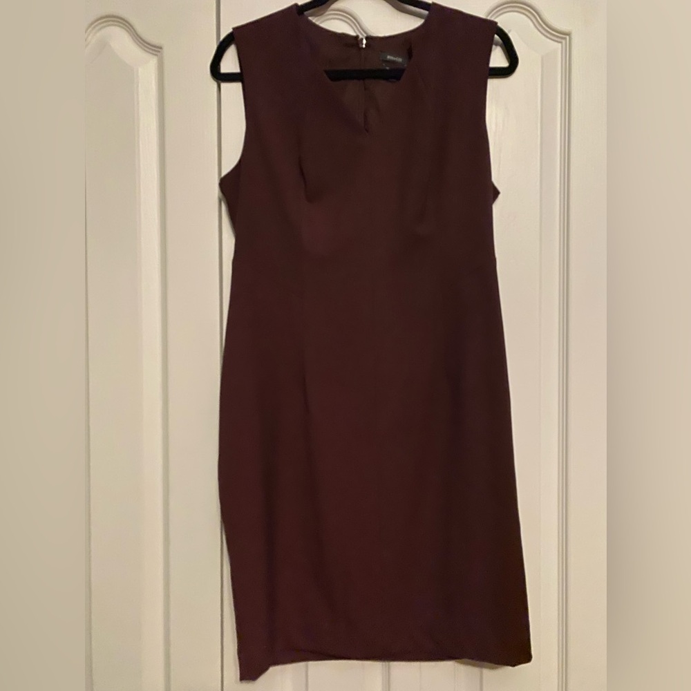 RW&CO. Burgundy Midi Dress